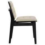 Redbridge Cream/Black Velvet Upholstered Side Chair (Set of 2) by Coaster at Eve Furniture