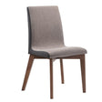 Redbridge Gray/Natural Walnut Upholstered Side Chairs, Set of 2 by Coaster at Eve Furniture