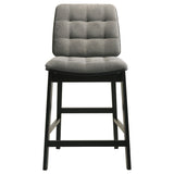 Redbridge Grey/Black Velvet Upholstered Counter Chair (Set of 2) by Coaster at Eve Furniture
