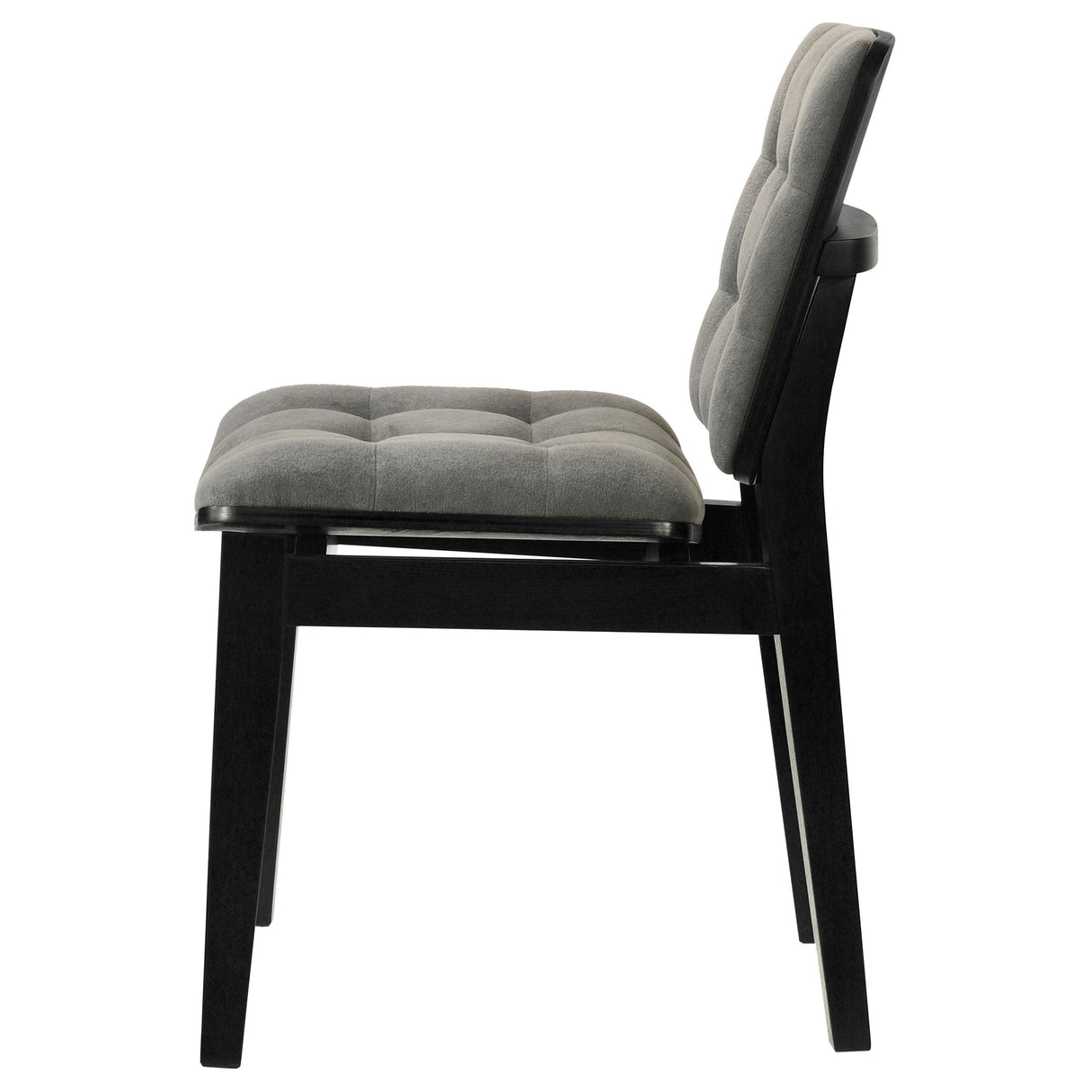 Redbridge Grey/Black Velvet Upholstered Side Chair (Set of 2) by Coaster at Eve Furniture