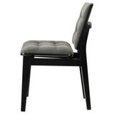 Redbridge Grey/Black Velvet Upholstered Side Chair (Set of 2) by Coaster at Eve Furniture