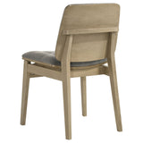 Redbridge Grey/Natural Oak Velvet Upholstered Side Chair (Set of 2) by Coaster at Eve Furniture