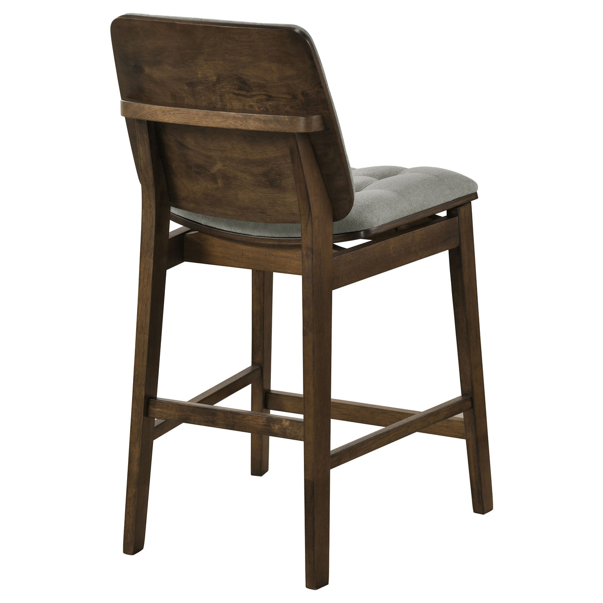 Redbridge Grey/Walnut Velvet Upholstered Counter Chair (Set of 2) by Coaster at Eve Furniture