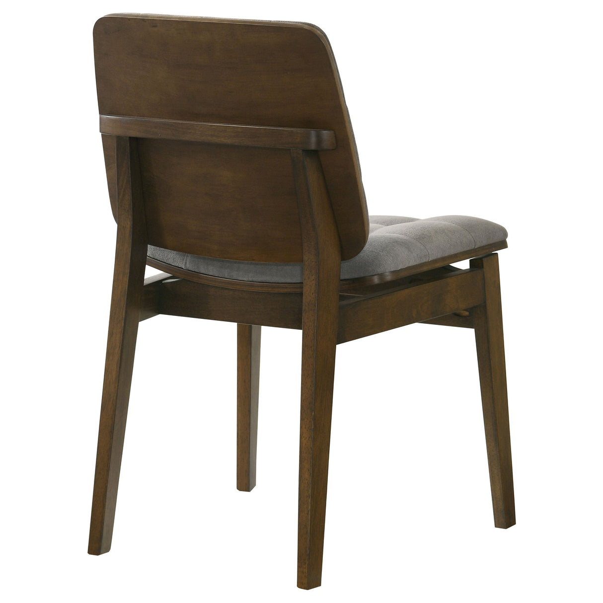 Redbridge Grey/Walnut Velvet Upholstered Side Chair (Set of 2) by Coaster at Eve Furniture