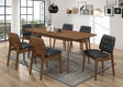 Redbridge Natural Walnut 7-Piece Rectangular Dining Set by Coaster at Eve Furniture