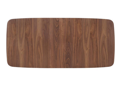 Redbridge Natural Walnut Butterfly Leaf Dining Table by Coaster at Eve Furniture