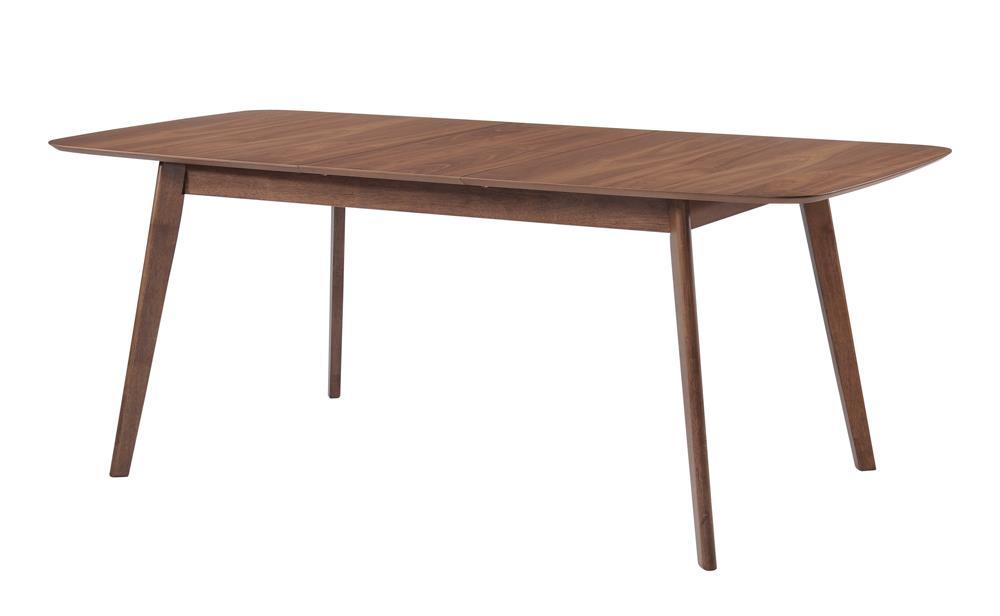 Redbridge Natural Walnut Butterfly Leaf Dining Table by Coaster at Eve Furniture