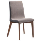 Redbridge Natural Walnut/Gray 5-Piece Dining Set by Coaster at Eve Furniture