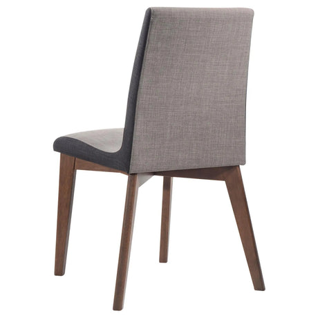 Redbridge Natural Walnut/Gray 5-Piece Dining Set by Coaster at Eve Furniture
