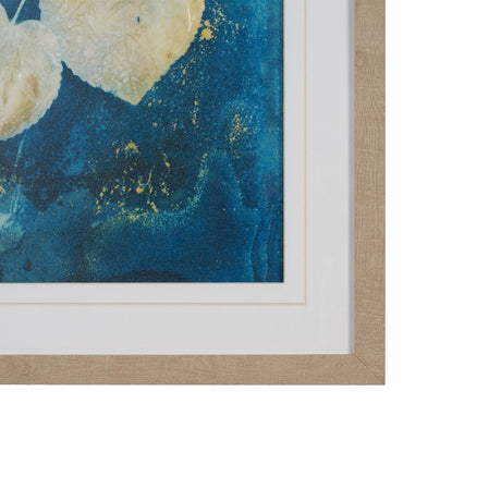 Redbud River by Liz St. Andre Hand-Embellished Textured Framed Artwork Matted under Glass by Mercana at Eve Furniture