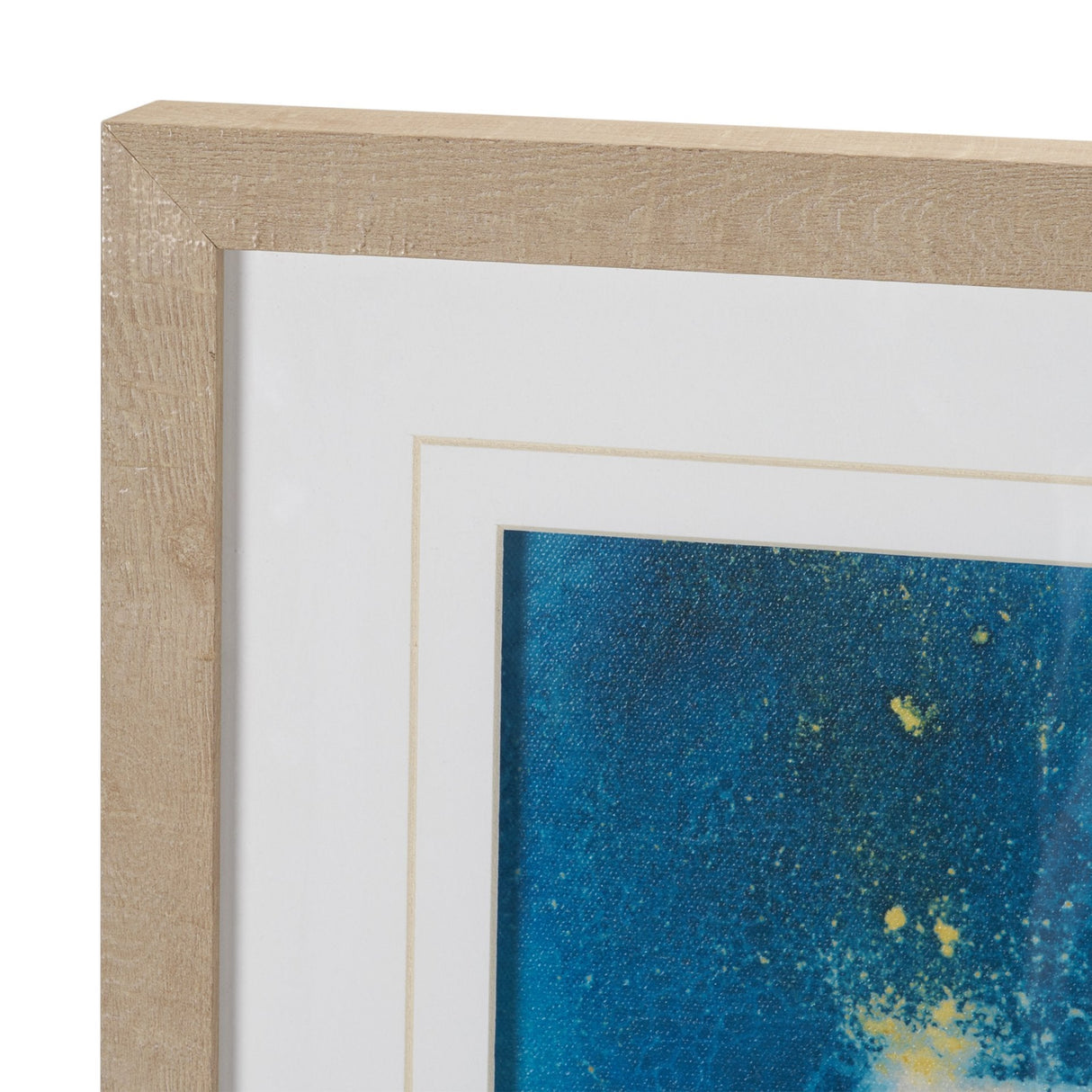 Redbud River by Liz St. Andre Hand-Embellished Textured Framed Artwork Matted under Glass by Mercana at Eve Furniture