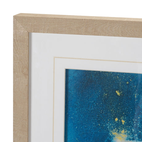 Redbud River by Liz St. Andre Hand-Embellished Textured Framed Artwork Matted under Glass by Mercana at Eve Furniture