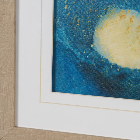 Redbud River by Liz St. Andre Hand-Embellished Textured Framed Artwork Matted under Glass by Mercana at Eve Furniture