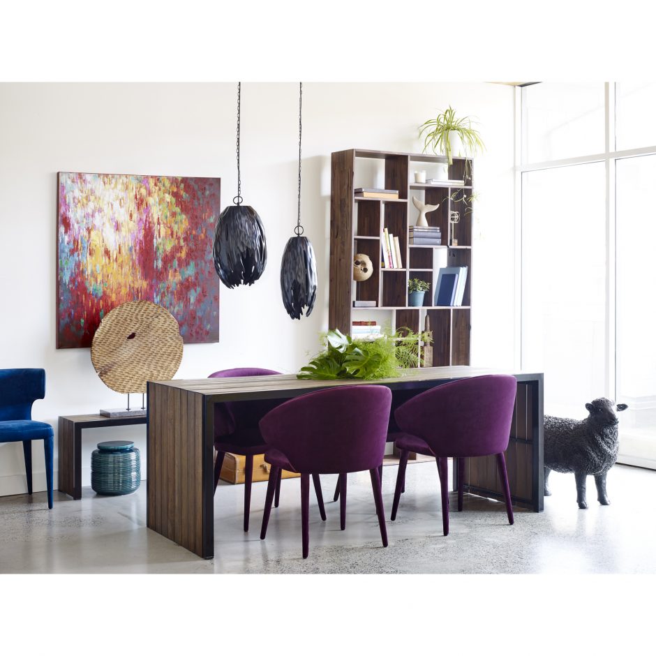 Redemption Shelf Walnut Brown by Moe's Home at Eve Furniture