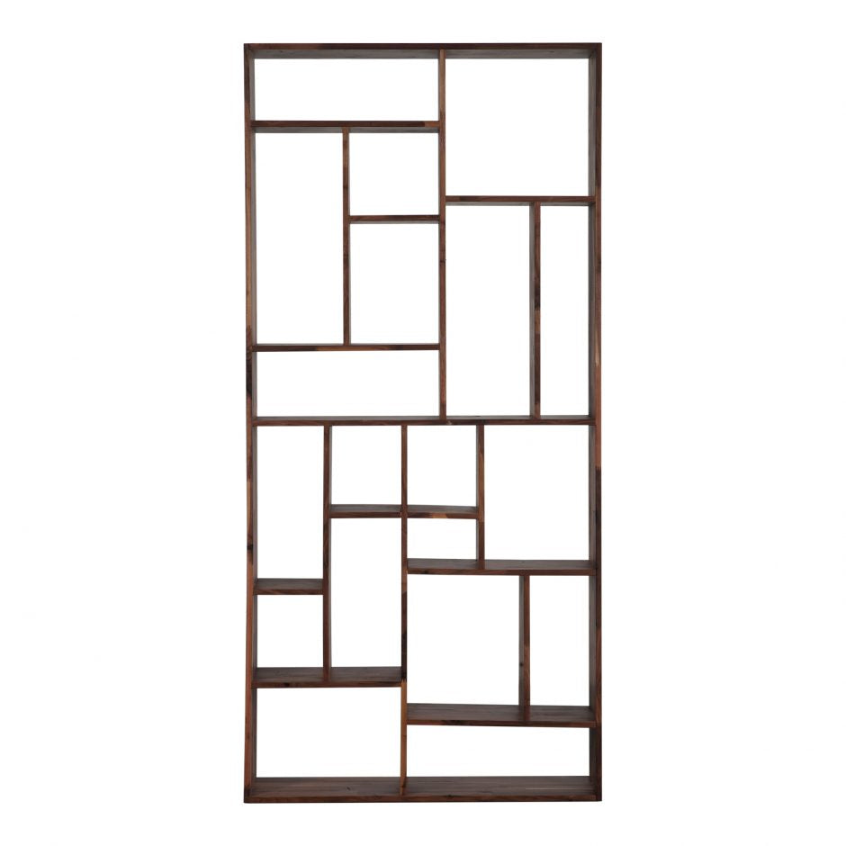 Redemption Shelf Walnut Brown by Moe's Home at Eve Furniture