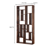 Redemption Walnut Brown Shelf by Moe's Home at Eve Furniture