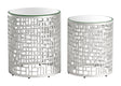 Reden Silver Side Table Set (2-Piece) by Zuomod at Eve Furniture