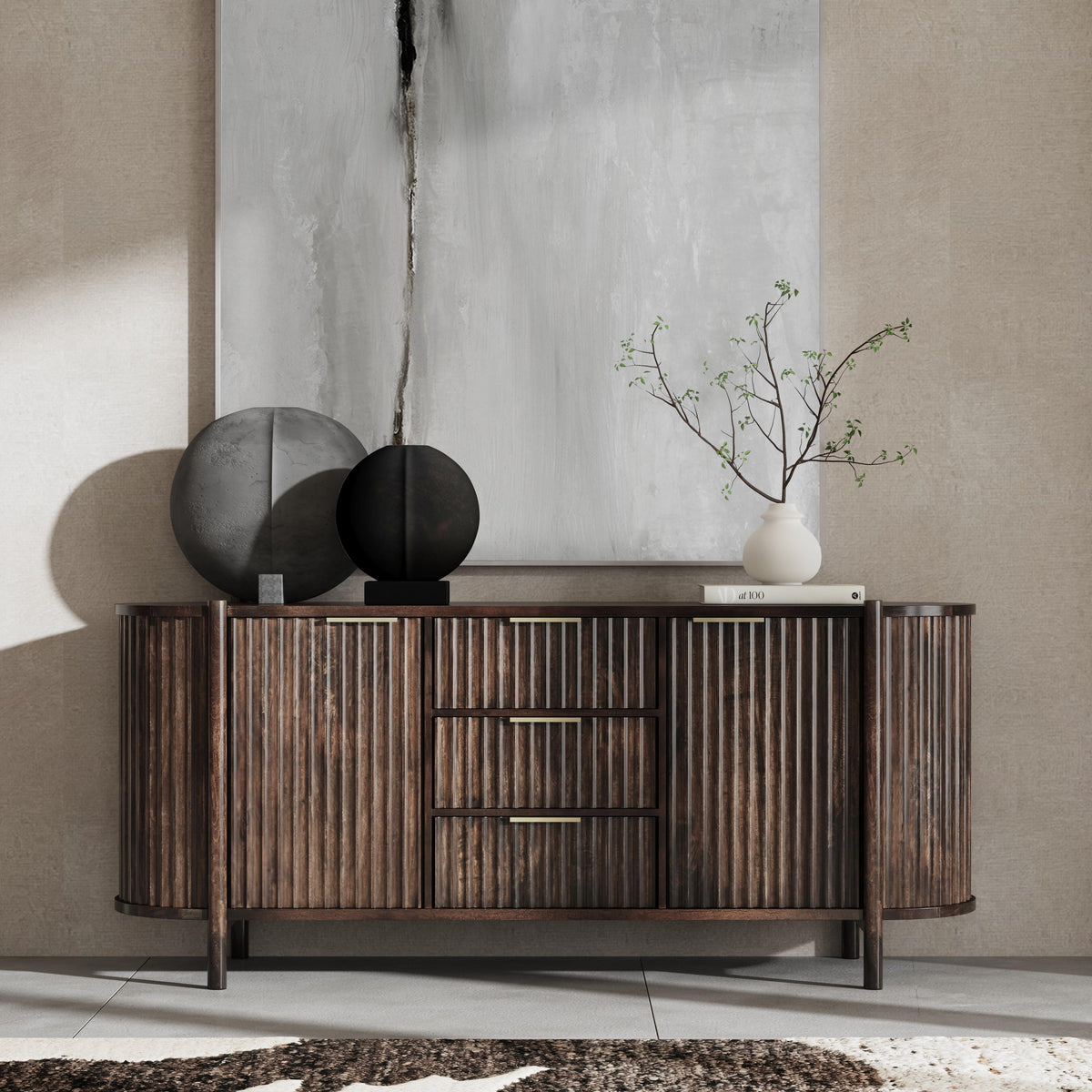 Redford 3 Drawer Cabinet by Classic Home at Eve Furniture