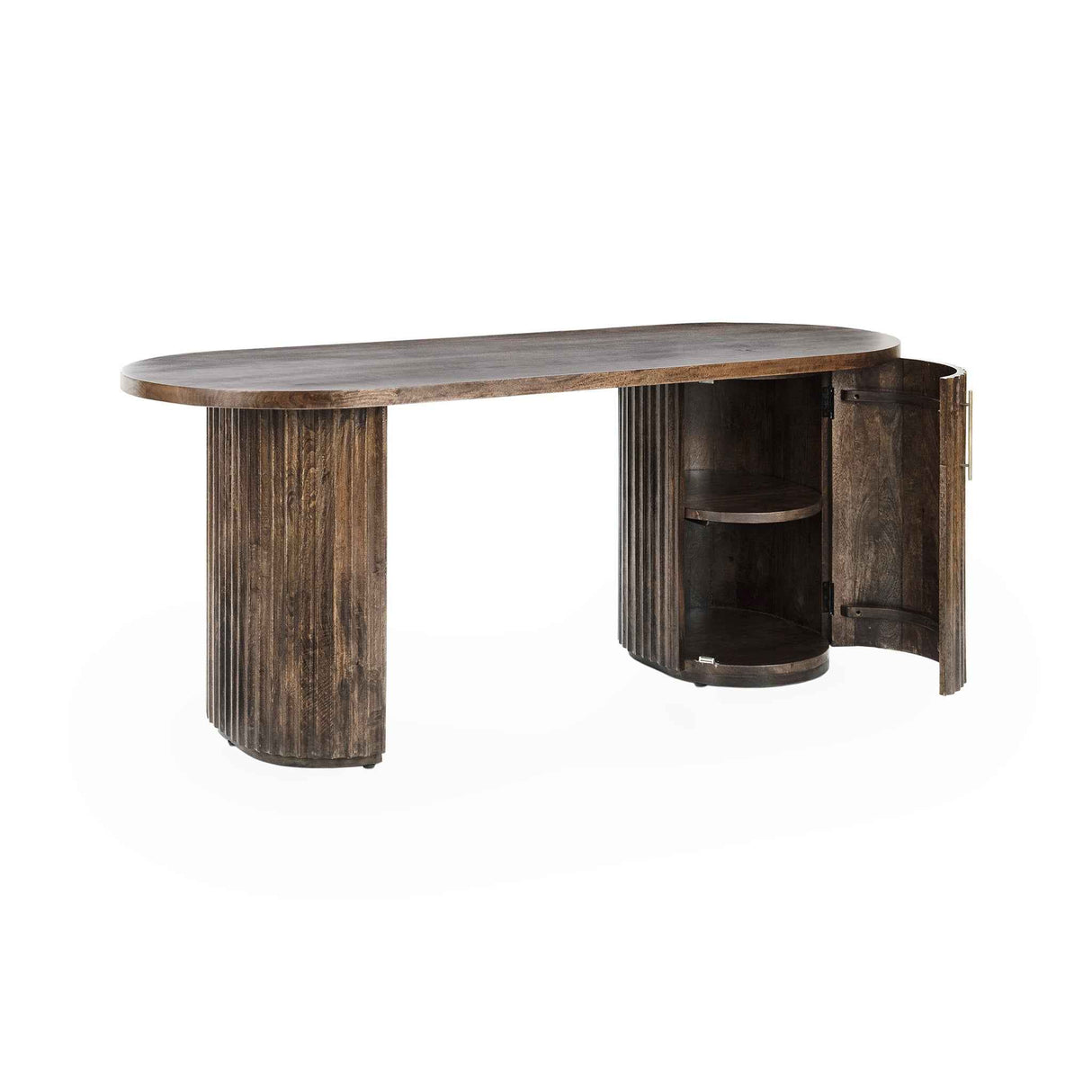 Redford Bark Brown Desk by Classic Home at Eve Furniture