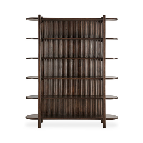 Redford Bookcase - Bark Brown by Classic Home at Eve Furniture