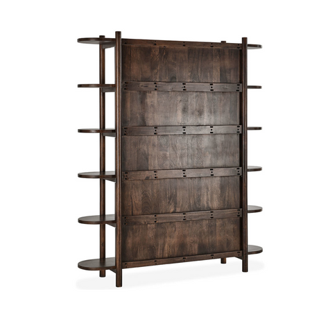 Redford Bookcase - Bark Brown by Classic Home at Eve Furniture