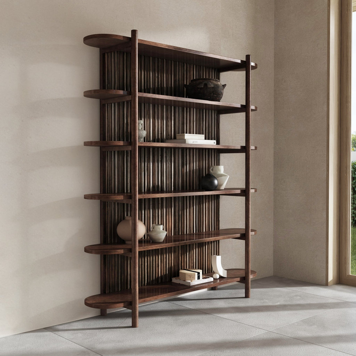 Redford Bookcase by Classic Home at Eve Furniture
