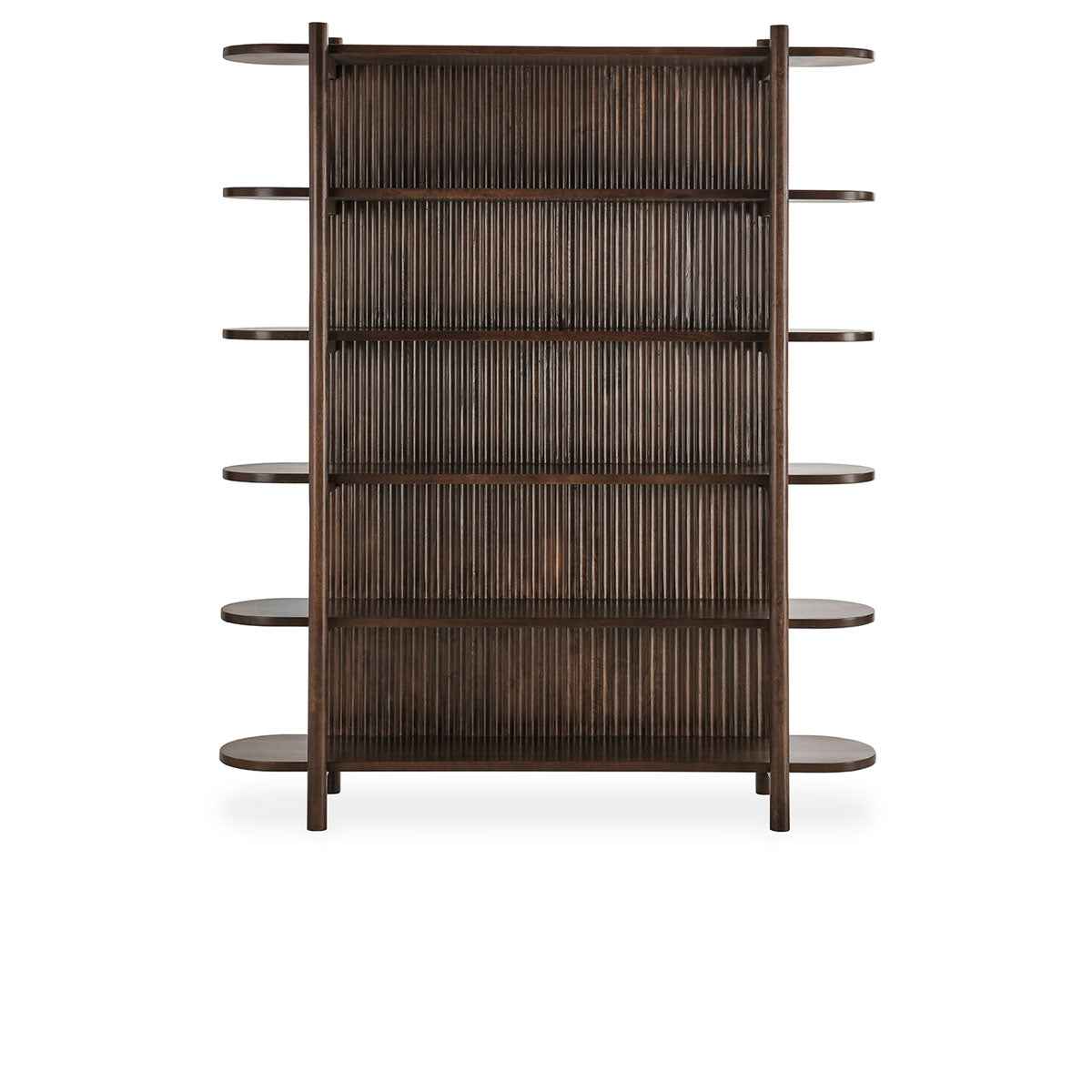 Redford Brown Tall Bookcase by Classic Home at Eve Furniture