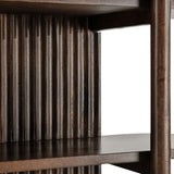 Redford Brown Tall Bookcase by Classic Home at Eve Furniture