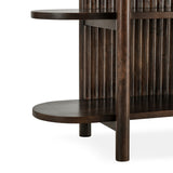 Redford Brown Tall Bookcase by Classic Home at Eve Furniture