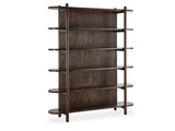 Redford Brown Tall Bookcase by Classic Home at Eve Furniture