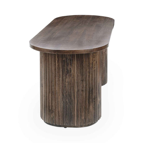 Redford Desk - Bark Brown by Classic Home at Eve Furniture