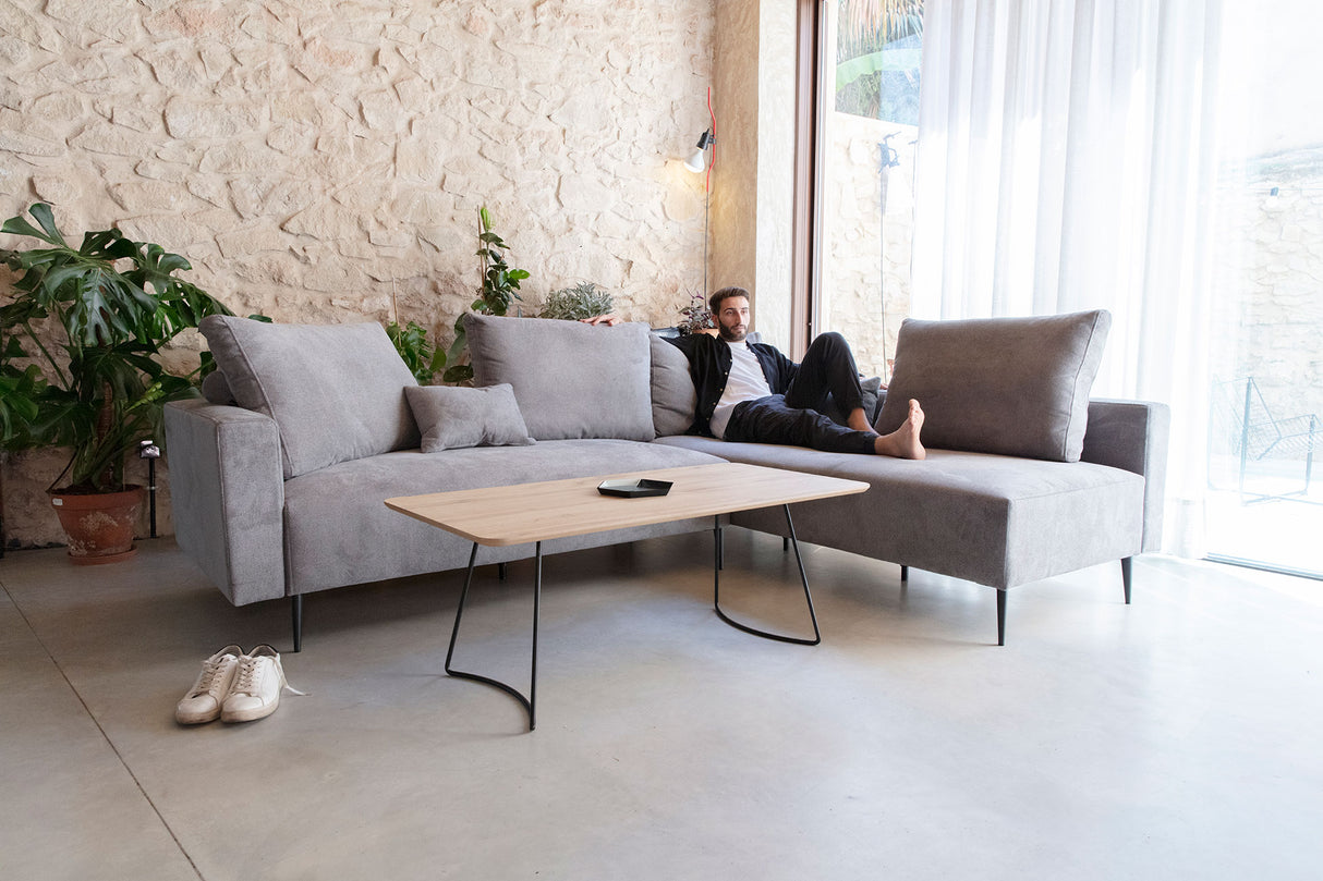 Redford Sectional Grey by ESF Furniture at Eve Furniture