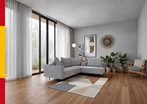 Redford Sectional Grey by ESF Furniture at Eve Furniture