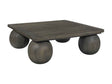 Redondo Black Square Coffee Table by Classic Home at Eve Furniture