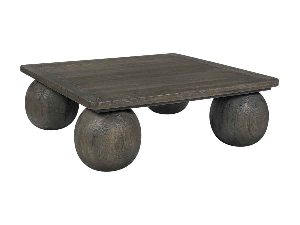 Redondo Black Square Coffee Table by Classic Home at Eve Furniture