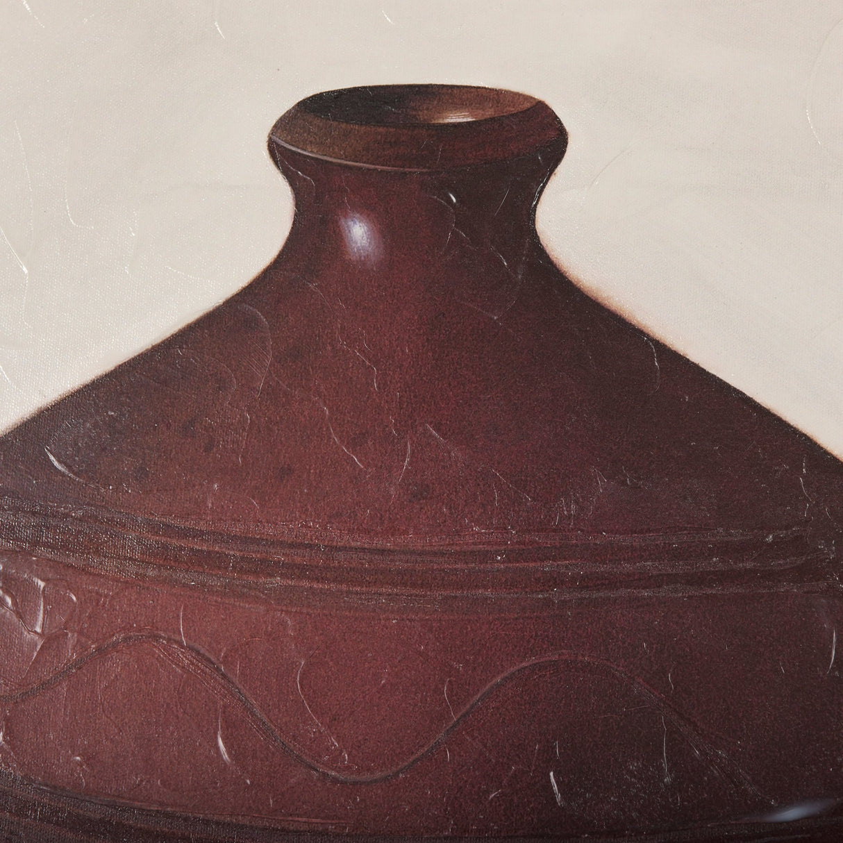 Redware Jug by Mercana Studio a Hand Embellished Textured Framed Art Photograph by Mercana at Eve Furniture