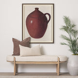 Redware Jug by Mercana Studio a Hand Embellished Textured Framed Art Photograph by Mercana at Eve Furniture