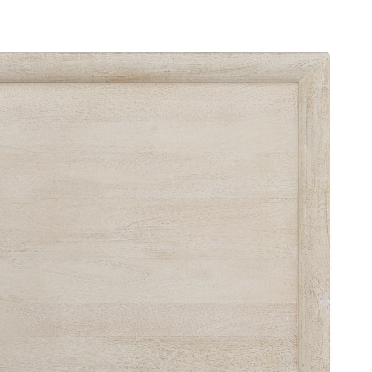 Reece Bed - Seashell White by Classic Home at Eve Furniture