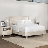 Reece Bed - Seashell White by Classic Home at Eve Furniture