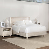 Reece Bed - Seashell White by Classic Home at Eve Furniture