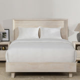 Reece Bed - Seashell White by Classic Home at Eve Furniture