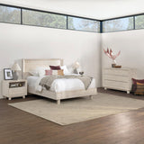 Reece Bed - Seashell White by Classic Home at Eve Furniture