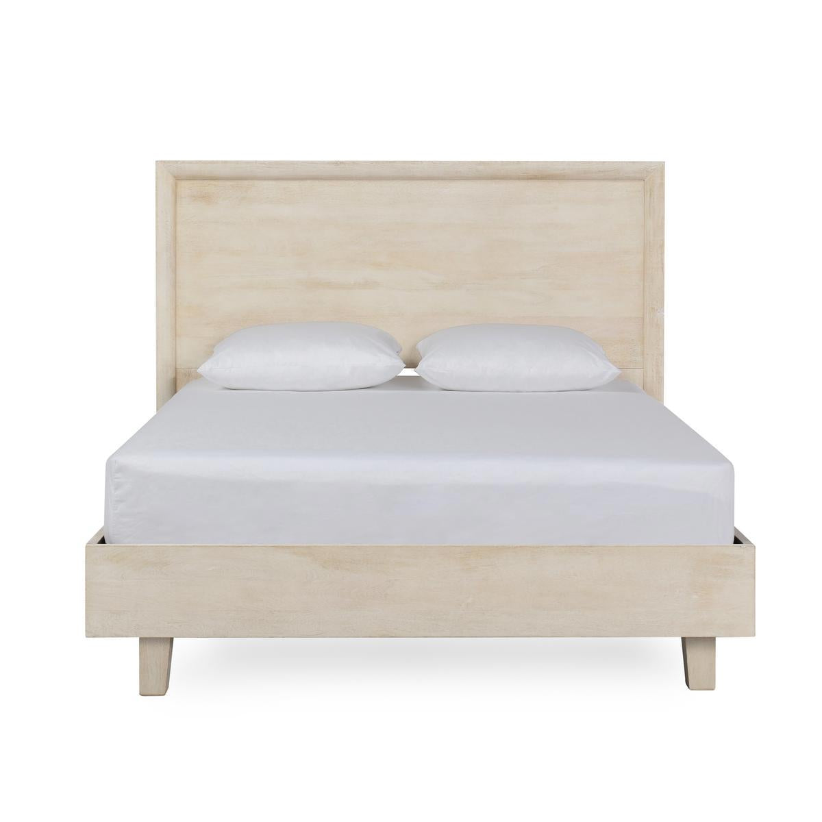 Reece Bed - Seashell White by Classic Home at Eve Furniture