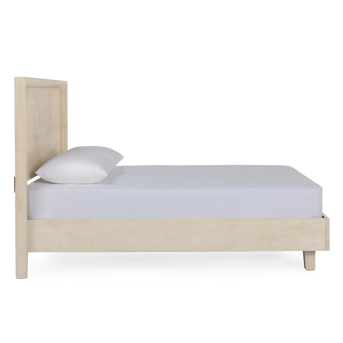 Reece Bed - Seashell White by Classic Home at Eve Furniture