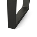 Reed 79" Dining Table in Light Sequoia with Gunmetal Legs by Home Trends & Design at Eve Furniture