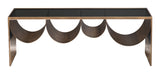 Reed Brass & Black Coffee Table by Zuomod at Eve Furniture