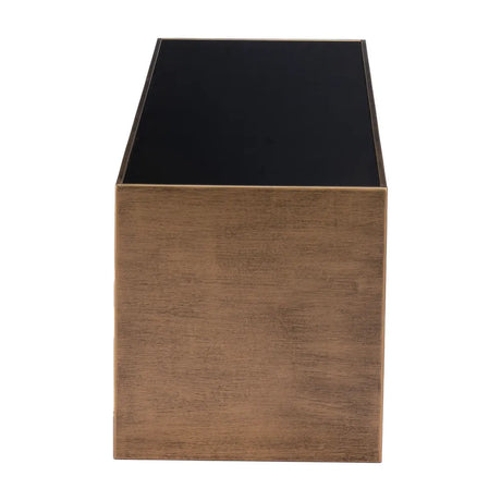Reed Coffee Table Brass & Black by Zuomod at Eve Furniture