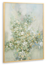 Reedster Green/Blue/Yellow Wall Art by Ashley at Eve Furniture