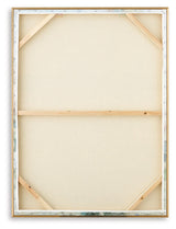Reedster Green/Blue/Yellow Wall Art by Ashley at Eve Furniture