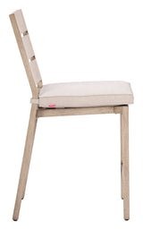 Reefline Gray Outdoor Armless Counter Stool (Set of 2) by Zuomod at Eve Furniture